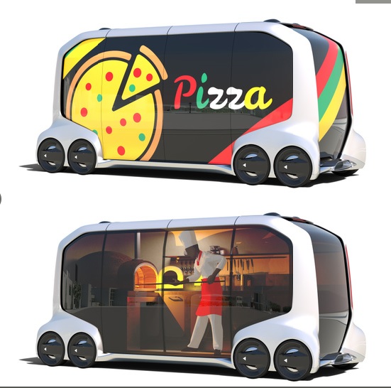 pizza car